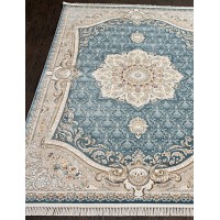 Иранский ковер Shahname 1200 237 Светло-голубой